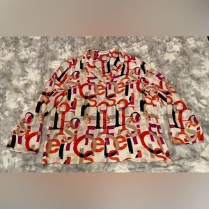 Louis Feraud 100% Silk Blouse